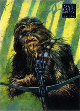 Star Wars Galaxy: Series 4 (Base Set) card 107 Tales of Chewbacca