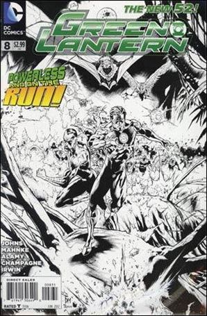 Green Lantern (2011) issue 8-E Doug Mahnke 1:200 Sketch Cover