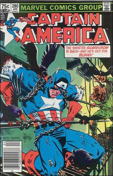 Captain America (1968) issue 280-B Canadian Price Cover