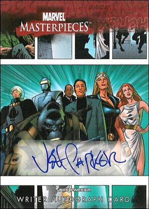 2008 Marvel Masterpieces: Series 3 (Writer Autograph Subset) card JP-1 Jeff Parker