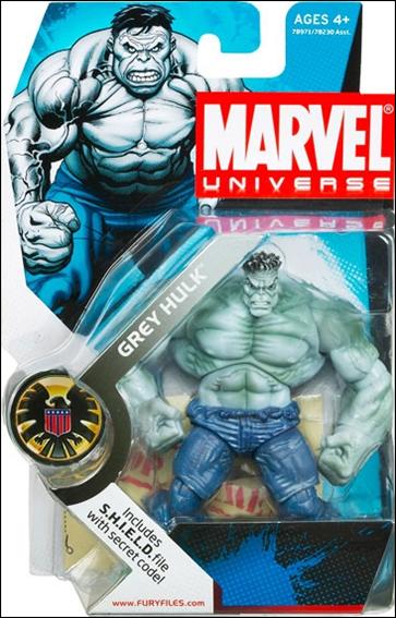 Marvel Universe (Series 1) figure 014 Hulk (Grey)