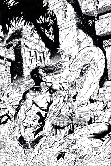 Turok: Dinosaur Hunter (2014) issue 1-W Paul Pelletier Heroes' Haven Comics Virgin Cover