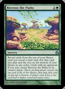 Magic the Gathering: Morningtide (Base Set) card 133 Recross the Paths