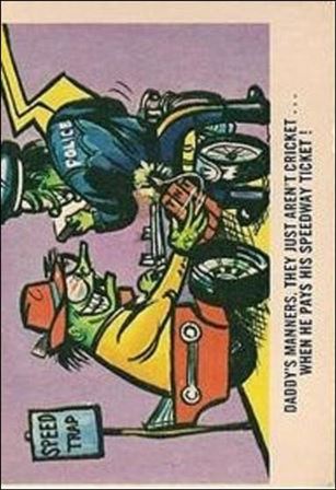 Weird-Ohs (Base Set) card 58 Daddy's Manners, They Just Aren't Cricket...When