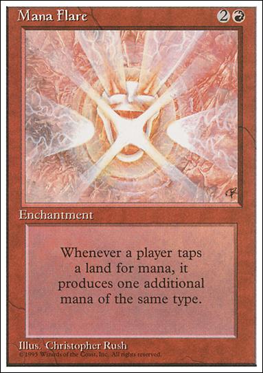 Magic the Gathering: 4th Edition (Base Set) card 211 Mana Flare