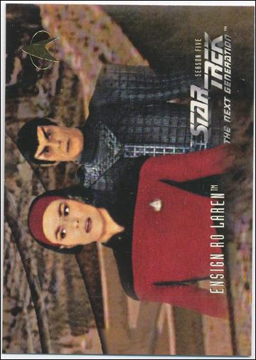 Star Trek: The Next Generation - The Episode Collection Season Five (Base Set) card 526 Ensign Ro Laren