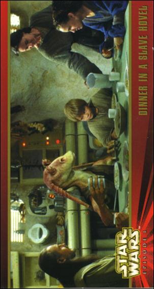 Star Wars: Episode I Widevision: Series 1 (Base Set) card 34 Dinner in a Slave Hovel