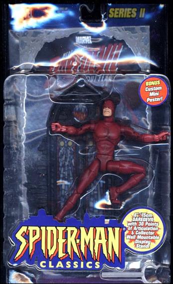 Spider-Man Classics (Series 2) figure 2-B Daredevil (Red Costume) (with Foil Poster)