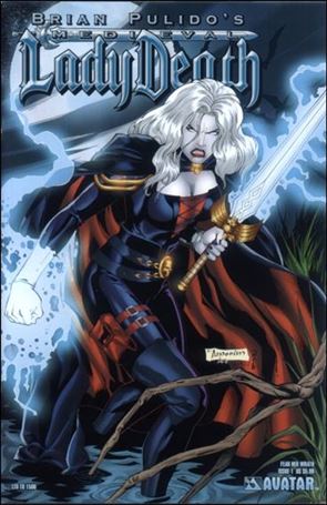 Brian Pulido's Medieval Lady Death issue 1-D Fear Her Wrath 1/1500 Cover