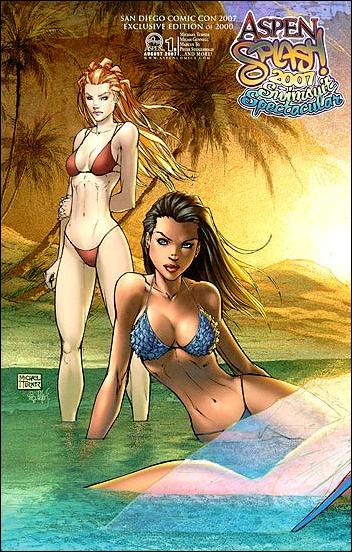 Aspen Splash: 2007 Swimsuit Spectacular issue 1-B San Diego Comic-Con Cover 1/2000