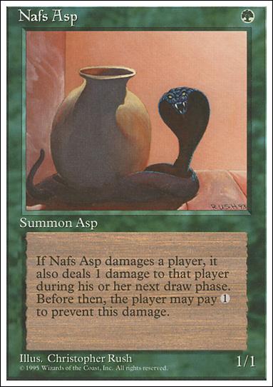 Magic the Gathering: 4th Edition (Base Set) card 264 Nafs Asp