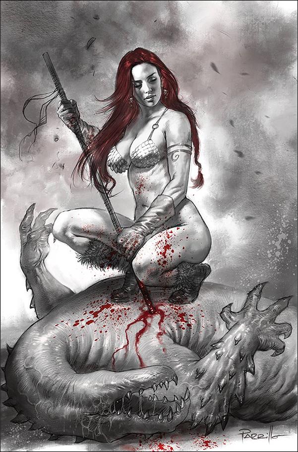 Red Sonja: Black White Red issue 2-P Lucio Parrillo Virgin Cover