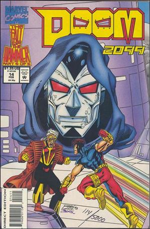 Doom 2099 (1993) issue 14-C DF Set (Signed by John Nyberg) 1/5000