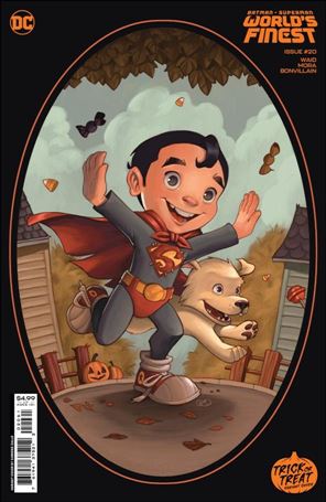 Batman/Superman: World's Finest issue 20-F Chrissie Zullo Trick or Treat Cardstock Cover