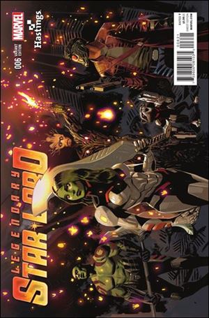 Legendary Star-Lord issue 6-B Daniel Acuña Hastings Color Cover