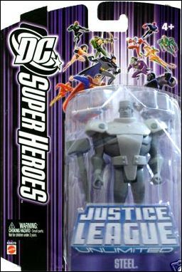 DC Super Heroes Justice League Unlimited (Animated) 5" Action Figures figure 28 Steel (Wave 3 Re-Pack)