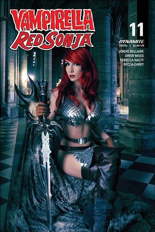 Vampirella / Red Sonja issue 11-D Cosplay Photo Cover