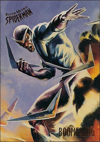 Fleer Ultra Spider-Man (Base Set) card 8 Boomerang
