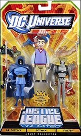 DC Universe: Justice League Unlimited - Fan Collection (3-Packs) figure 13 Dr. Destiny - Toyman - Firefly