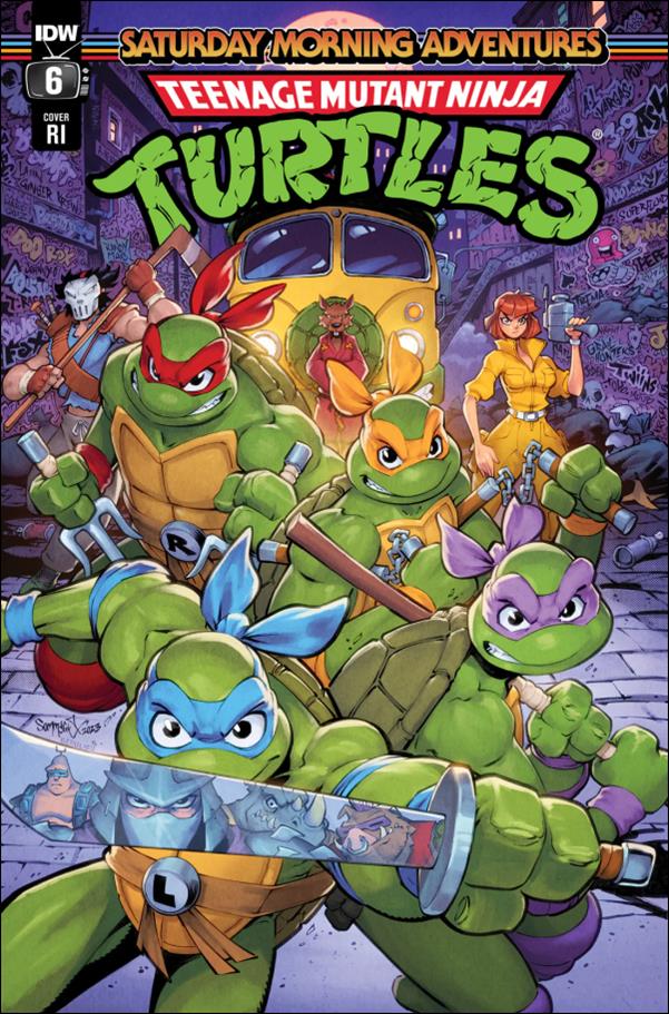 Teenage Mutant Ninja Turtles: Saturday Morning Adventures issue 6-D Jon Sommariva 1:10 Cover