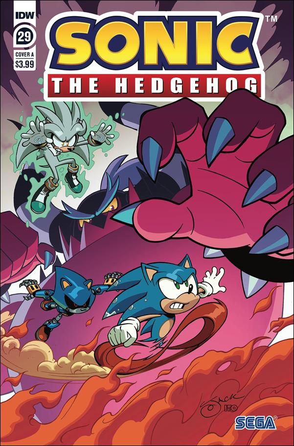 Sonic the Hedgehog (2018) issue 29 Jack Lawrence Cover