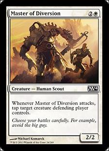 Magic the Gathering: 2014 Core Set (Base Set) card 24 Master of Diversion