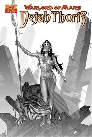 Warlord of Mars: Dejah Thoris issue 20-F Paul Renaud Black & White Cover 1/25
