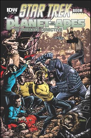 Star Trek/Planet of the Apes: The Primate Directive issue 1-C George Perez Subscription Cover
