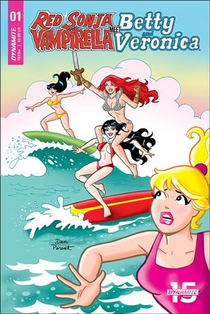Red Sonja and Vampirella Meet Betty and Veronica issue 1-F Dan Parent Cover