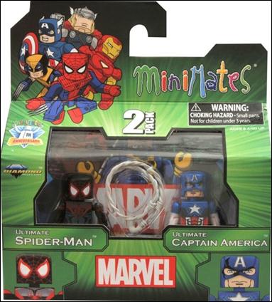 Marvel Minimates (Exclusives) figure 96 Ultimate Spider-Man and Ultimate Captain America