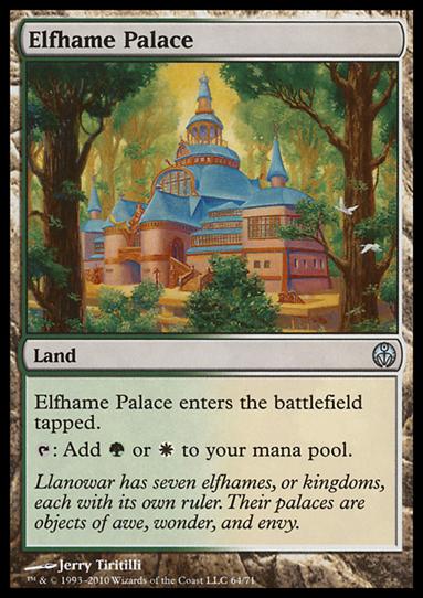 Magic the Gathering: Duel Decks: Phyrexia vs. the Coalition (Base Set) card 64 Elfhame Palace