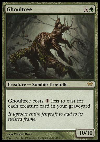 Magic the Gathering: Dark Ascension (Base Set) card 115 Ghoultree