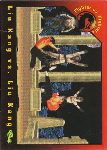 Mortal Kombat (Base Set) card 44 Liu Kang vs. Liu Kang
