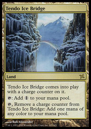 Magic the Gathering: Betrayers of Kamigawa (Base Set) card 165 Tendo Ice Bridge