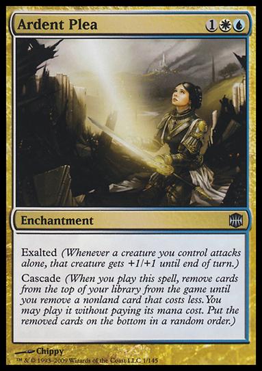 Magic The Gathering: Alara Reborn (Base Set) card 1 Ardent Plea