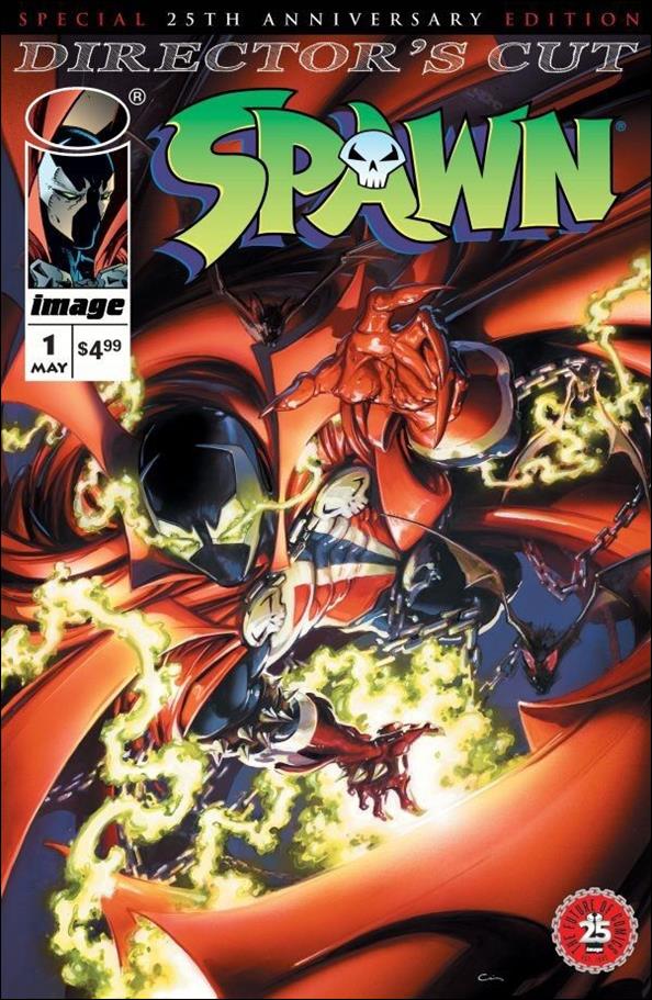 Spawn issue 1-I Clayton Crain 25th Anniversary Directors Cut Cover