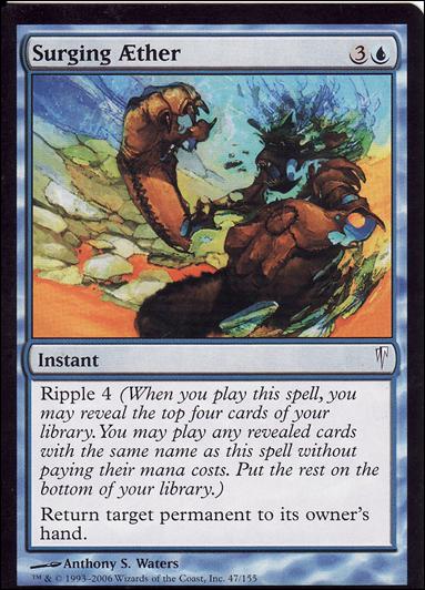 Magic the Gathering: Coldsnap (Base Set) card 47 Surging AEther