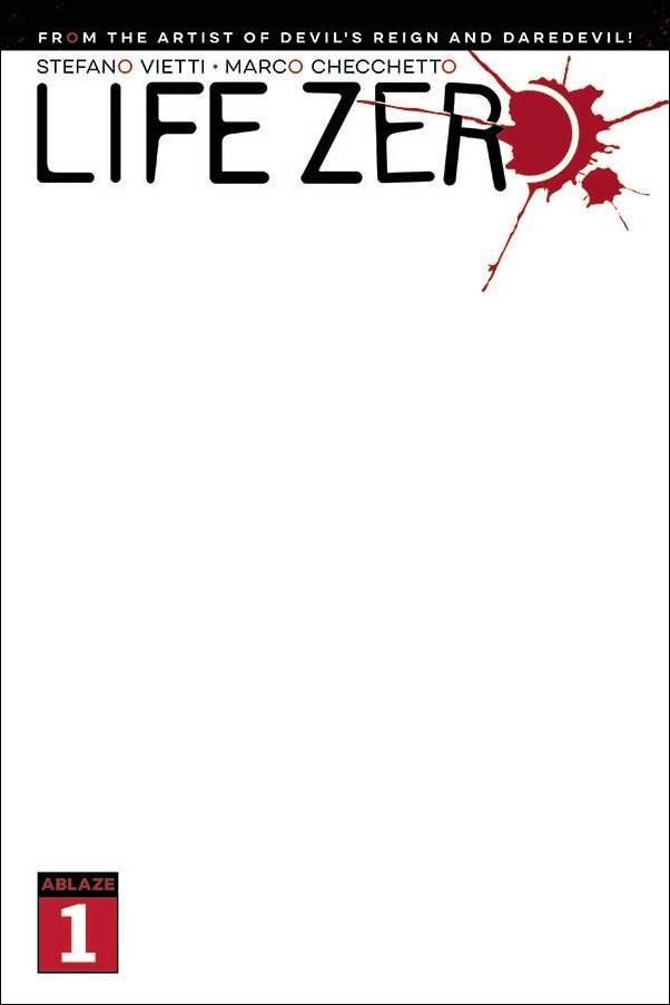 Life Zero issue 1-E Blank/Sketch Cover