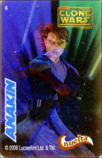 Star Wars The Clone Wars Nucita Motion Cards (Promo) card 4 Anakin