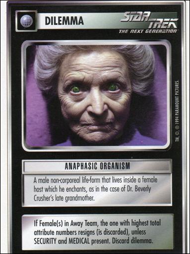 Star Trek: Premiere Unlimited (Base Set) card 12 Anaphasic Organism 