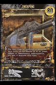 Resident Evil (Base Set) card WE-014 Automatic Shotgun (Shotgun)