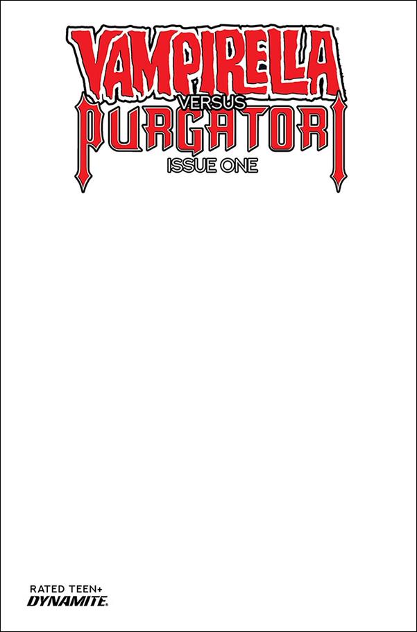 Vampirella vs Purgatori issue 1-F Blank Authentix Cover