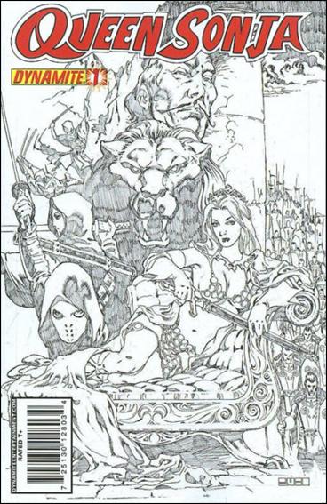 Queen Sonja issue 1-D Mel Rubi Sketch Cover