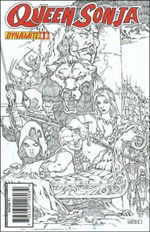 Queen Sonja issue 1-D Mel Rubi Sketch Cover