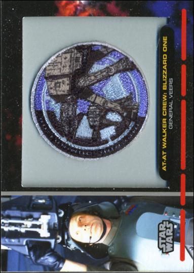 Star Wars Galactic Files (Patch Subset) card PR-10 AT-AT Walker Crew: Blizzard One General Veers