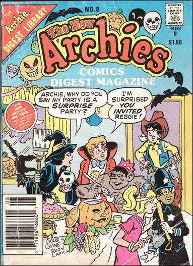 New Archies Comics Digest Magazine issue 8 Digest Sized