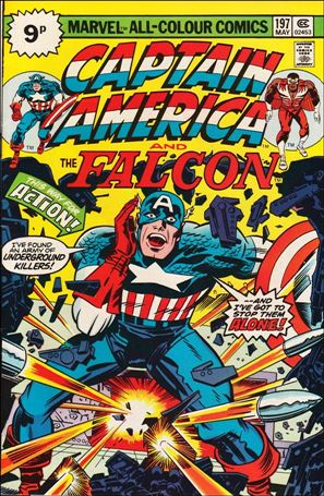 Captain America (1968) issue 197-C UK Price Cover