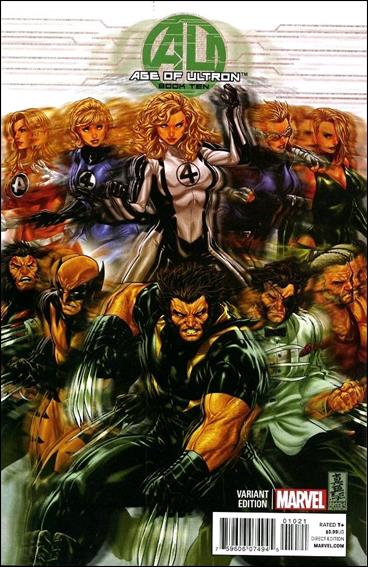 Age of Ultron issue 10-F Unbagged Mark Brooks 1:50 Cover