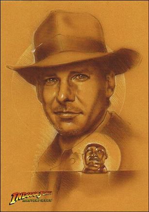 Indiana Jones Masterpieces (Base Set) card 37 The Man and the Idol