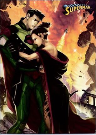 Superman: The Legend (Base Set) card 50 Jor-El & Lara